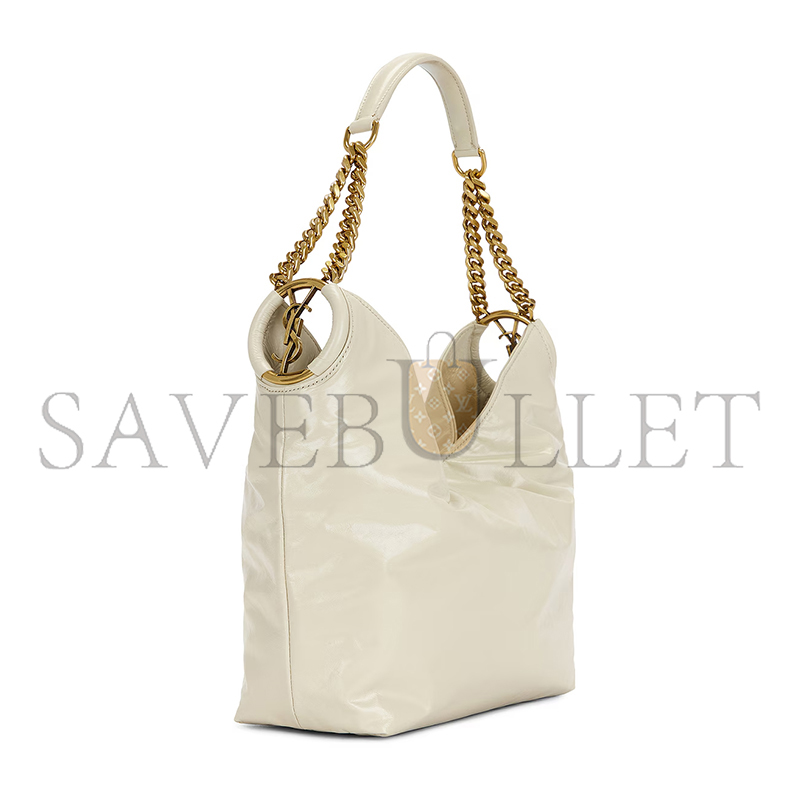 Y51 HORTENSE SMALL HOBO IN SHINY LEATHER 871222 (24.5*22.5*8.5cm)